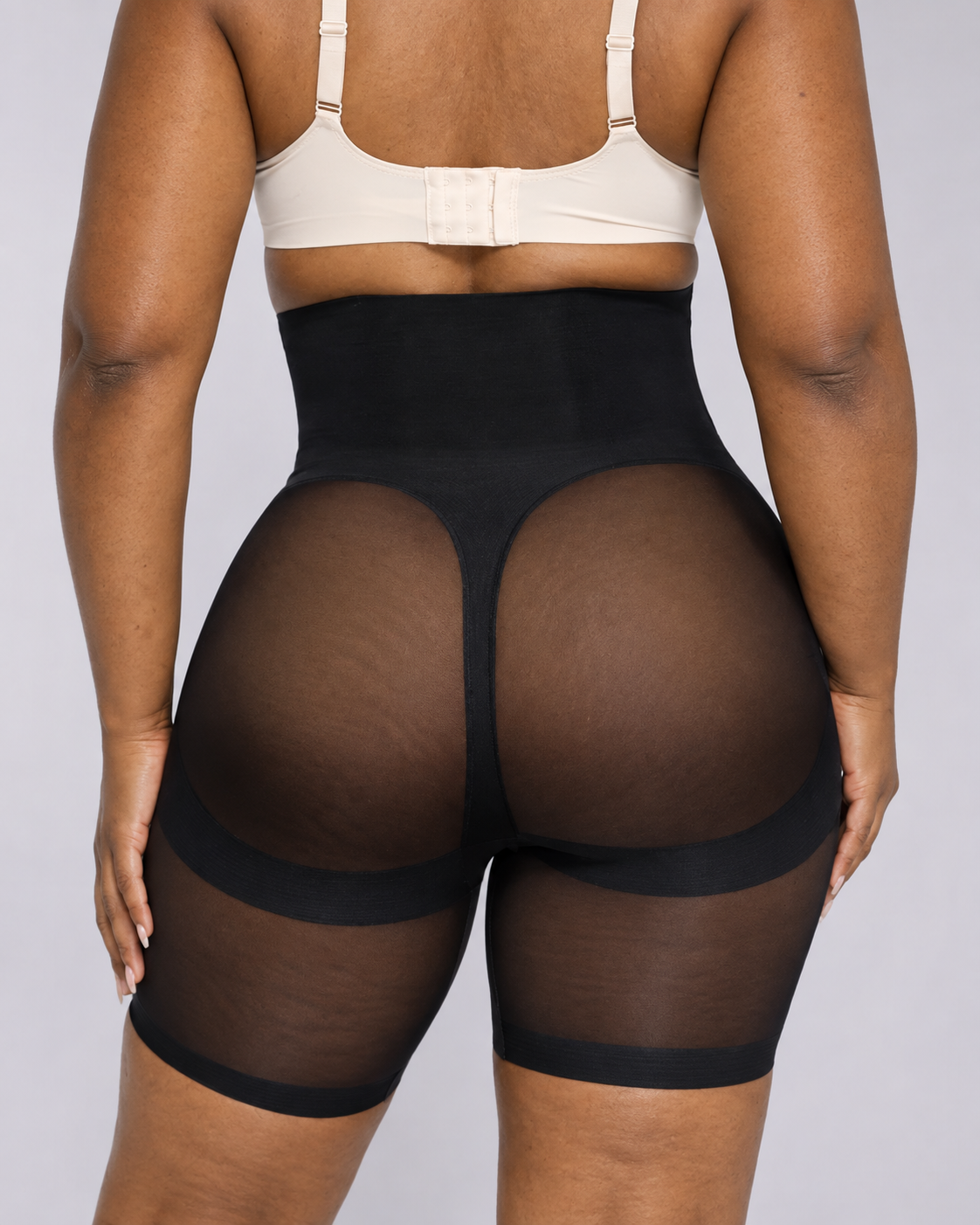 MeshSmooth High-Waisted Mid Thigh Short