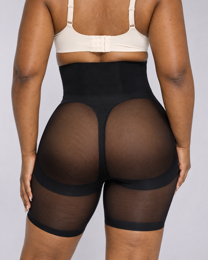 MeshSmooth High-Waisted Mid Thigh Short