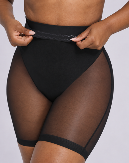 MeshSmooth High-Waisted Mid Thigh Short
